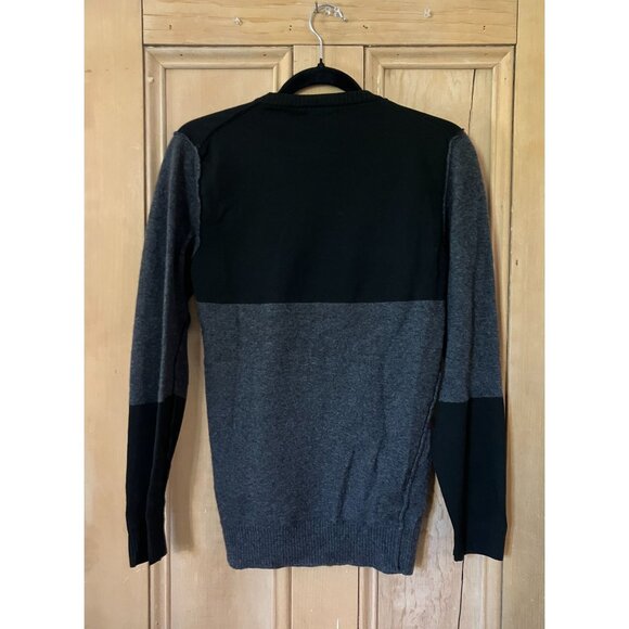 Diesel Industry Womens Colorblock Wool Designer Sweater Size Small Gray FA EXC - Picture 9 of 11